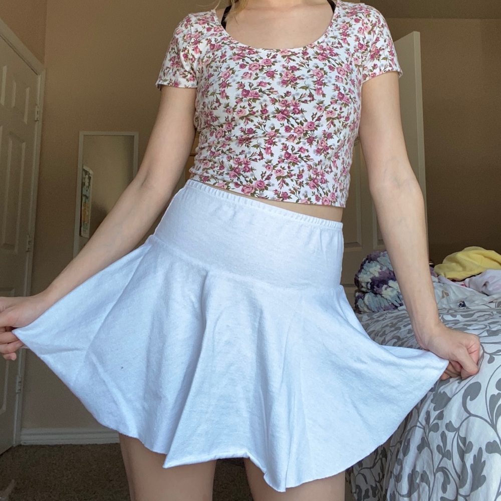 white american apparel skirt